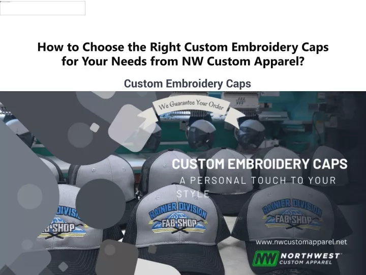 how to choose the right custom embroidery caps for your needs from nw custom apparel