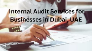 Internal Audit Services for Businesses in Dubai, UAE