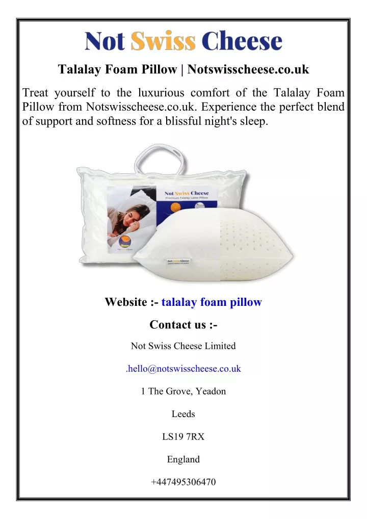 talalay foam pillow notswisscheese co uk