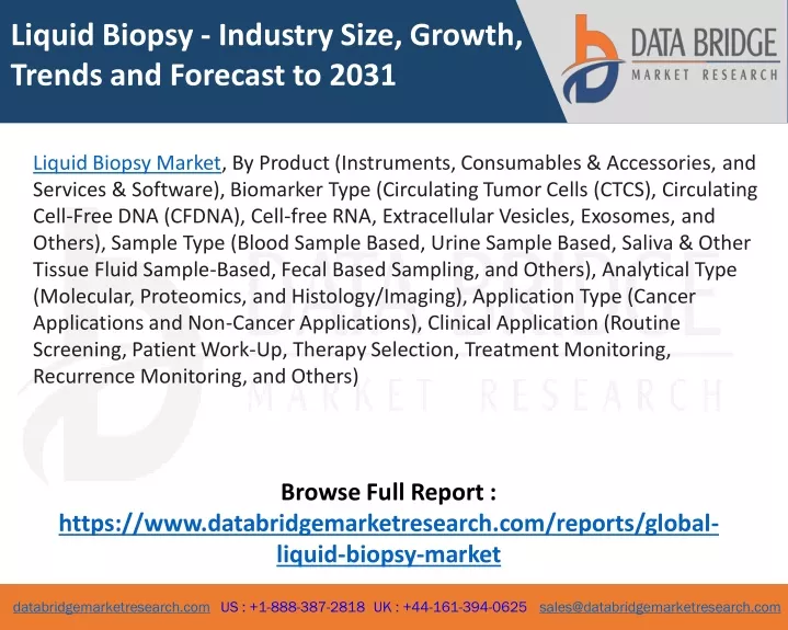 liquid biopsy industry size growth trends