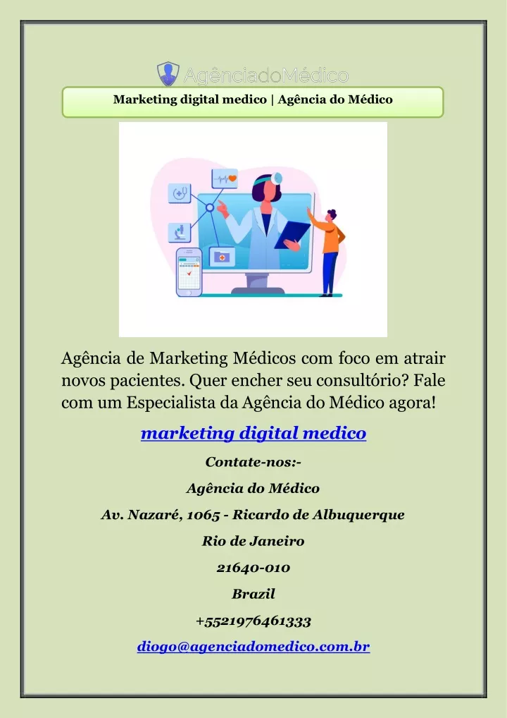 marketing digital medico ag ncia do m dico
