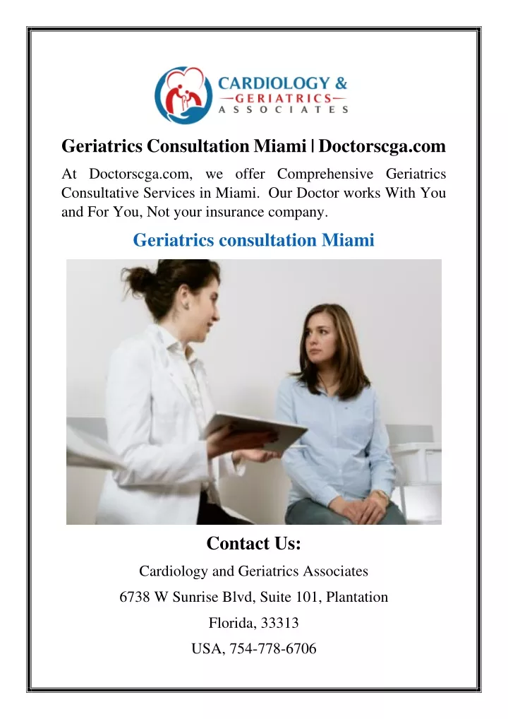 geriatrics consultation miami doctorscga com