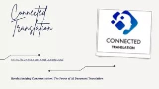 Revolutionizing Communication: The Power of AI Document Translation