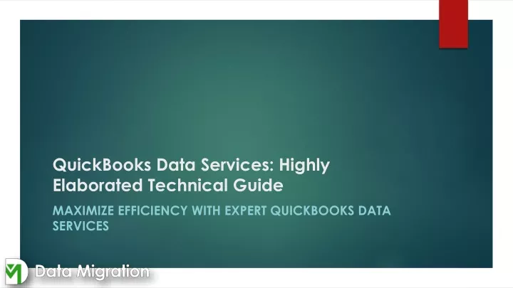 quickbooks data services highly elaborated technical guide