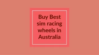 Buy Best sim racing wheels in Australia