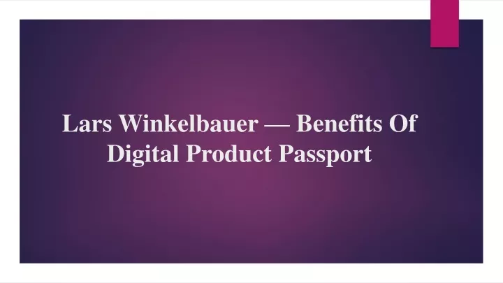 lars winkelbauer benefits of digital product passport