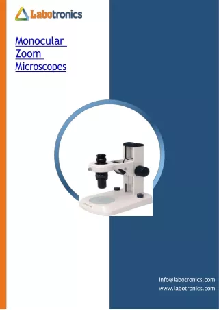 monocular zoom microscopes