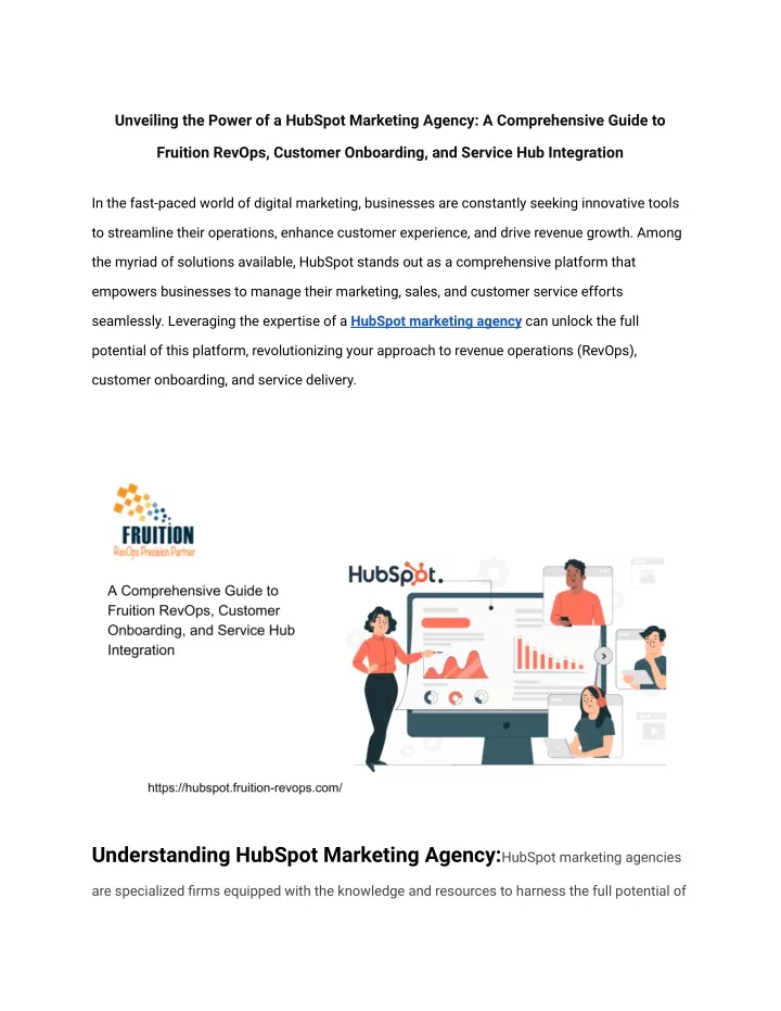 unveiling the power of a hubspot marketing agency