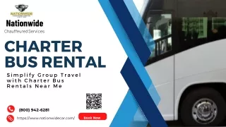 Simplify Group Travel with Charter Bus Rentals Near Me