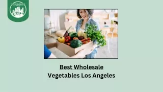 Best Wholesale Vegetables Los Angeles