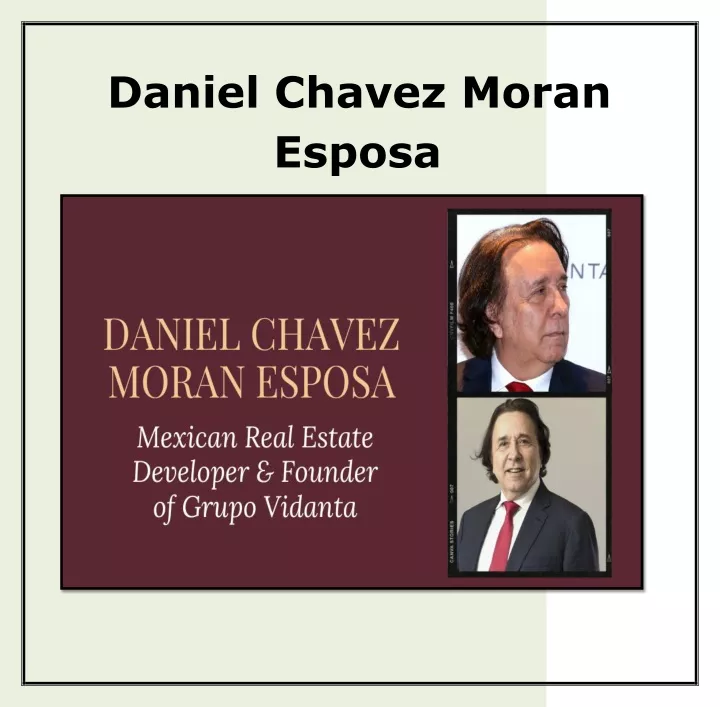 daniel chavez moran esposa