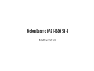 metonitazene cas 14680 51 4