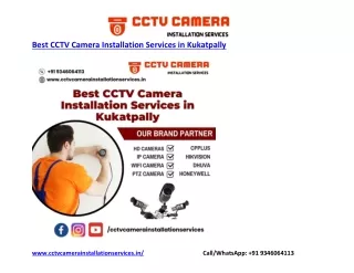 Best CCTV Camera Installation Services in Kukatpally hyd