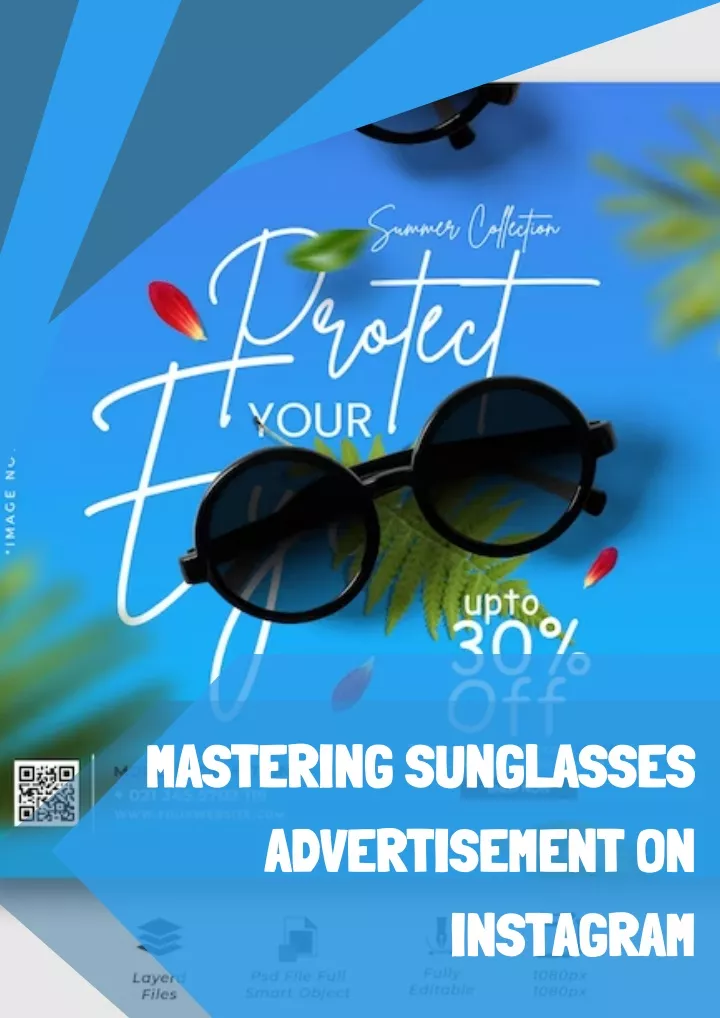 mastering sunglasses advertisement on