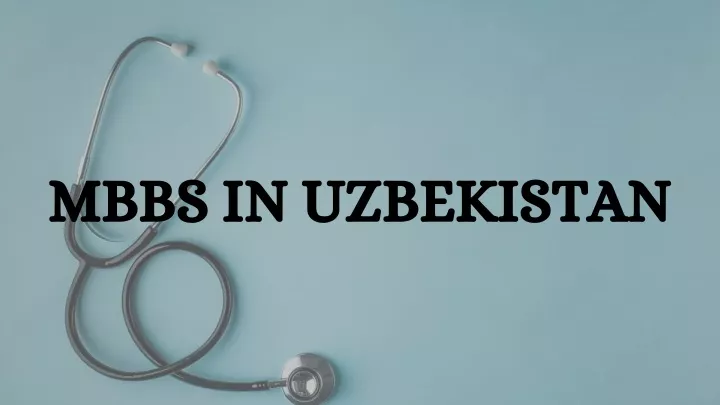 mbbs in uzbekistan