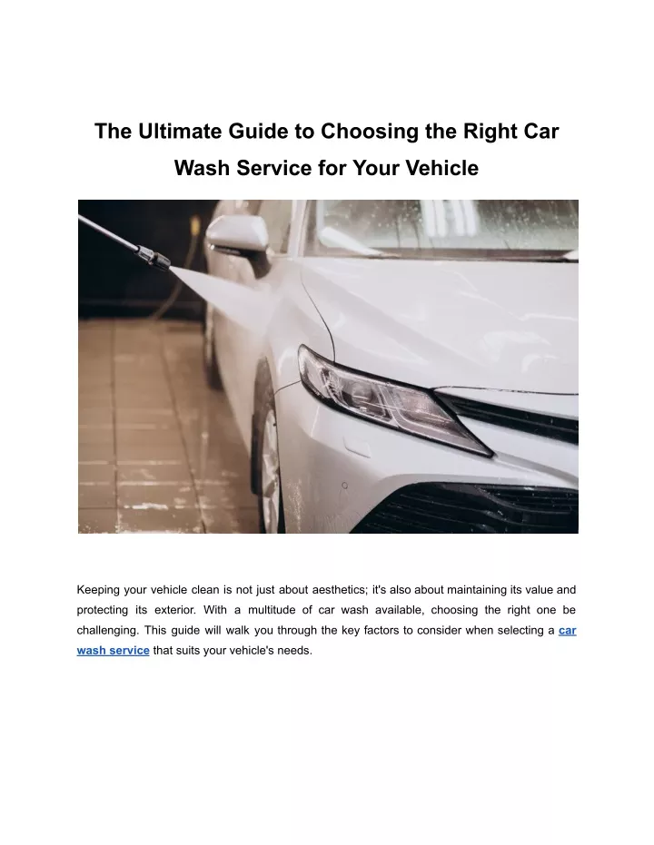 the ultimate guide to choosing the right car