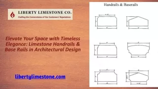 Elevate Your Space with Timeless Elegance Limestone Handrails & Base Rails in Architectural Design