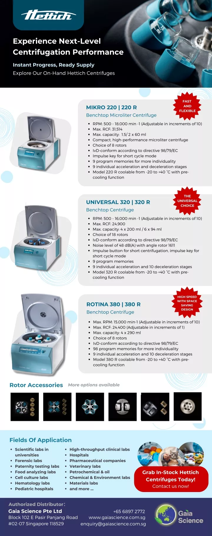 experience next level centrifugation performance