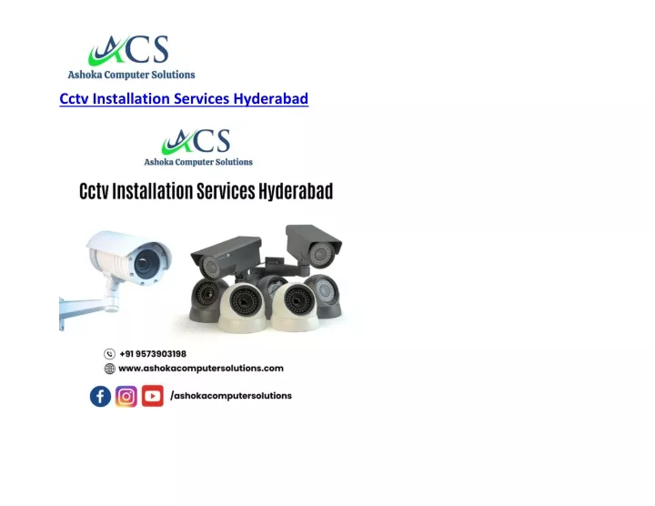 cctv installation services hyderabad