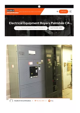 Electrical Equipment Buyers in Palmdale CA