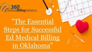 The Essential Steps for Successful Ed Medical Billing in Oklahoma
