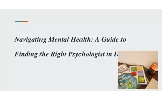 navigating mental health a guide to finding the right psychologist in dubai