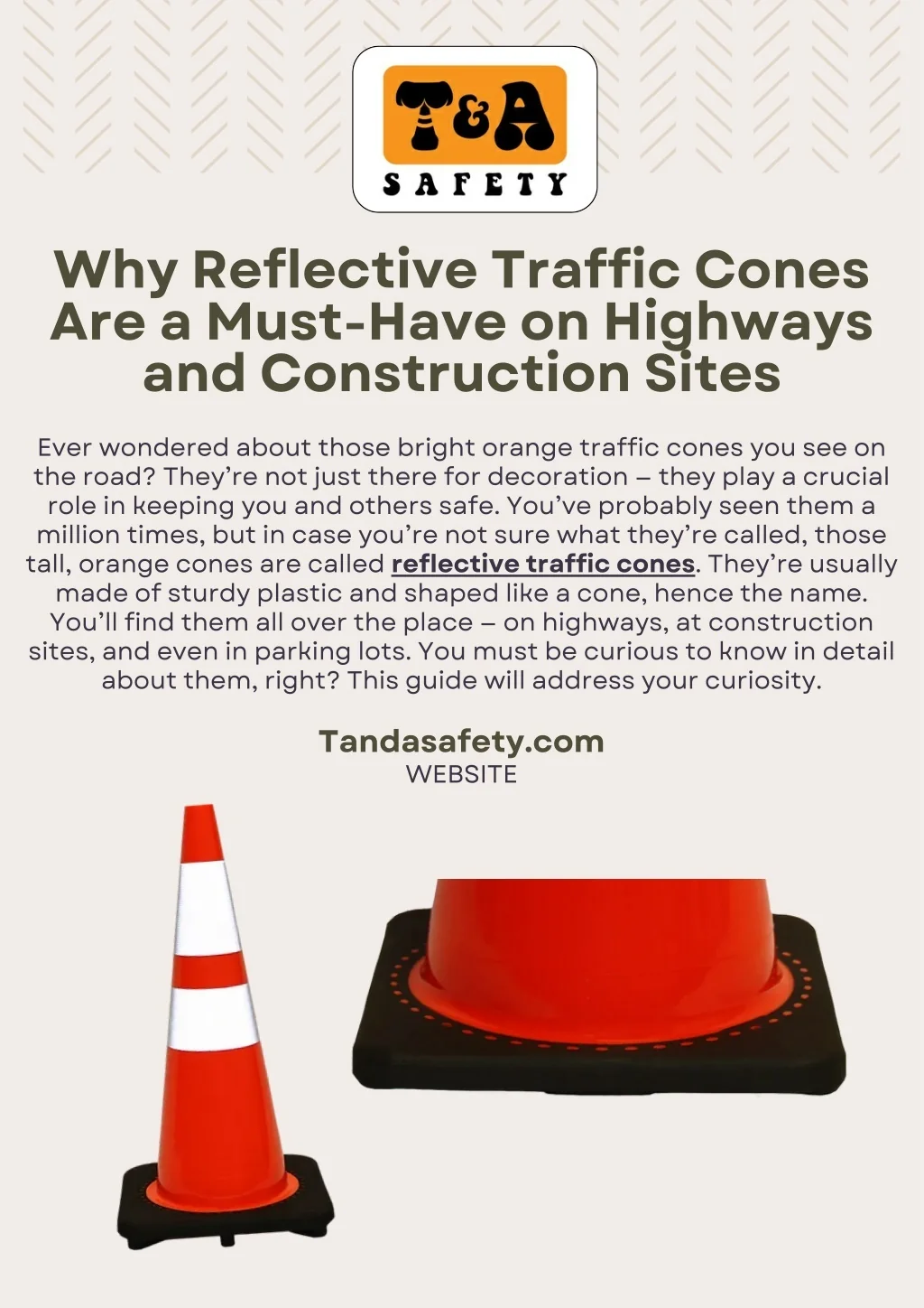 PPT - Why Reflective Traffic Cones Are a Must-Have on Highways and ...