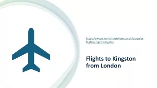 Flights to Kingston from London