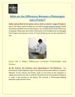 How to Choose Between a Photocopier and a Printer - slide 1