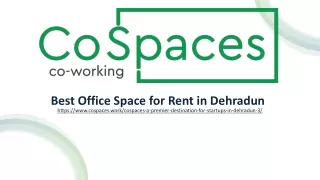Best Office Space for Rent in Dehradun