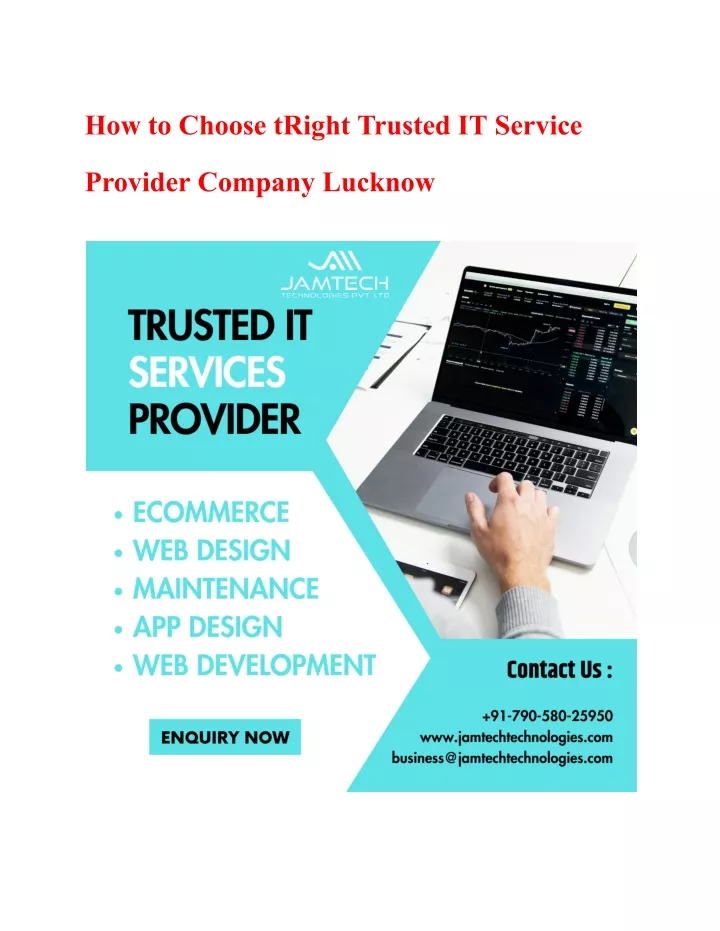 how to choose tright trusted it service