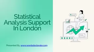 statistical analysis support in london