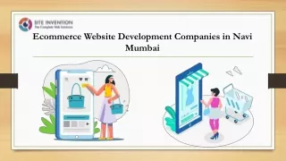Ecommerce Website Development Companies in Navi Mumbai