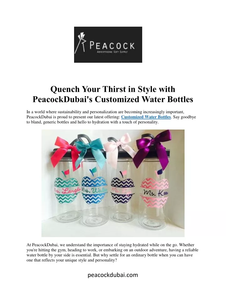 quench your thirst in style with peacockdubai