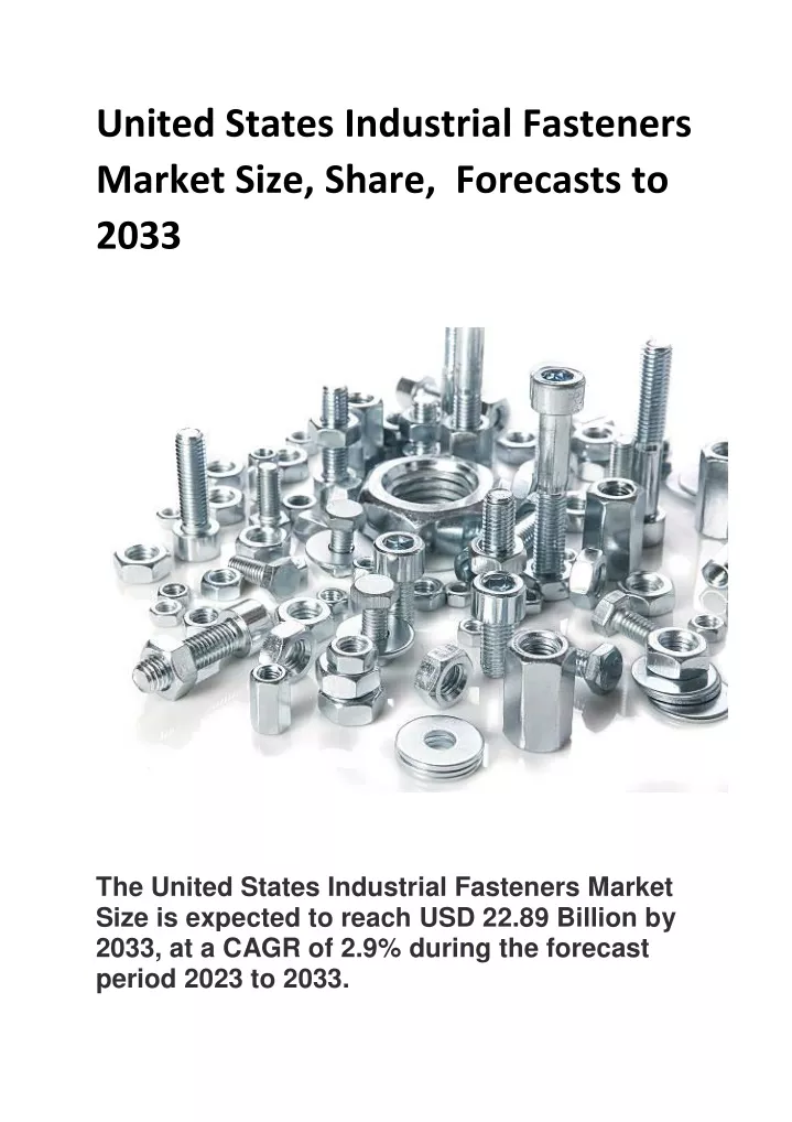 united states industrial fasteners market size