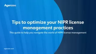 NIPR License Management: 5 Tips from Technology Partners