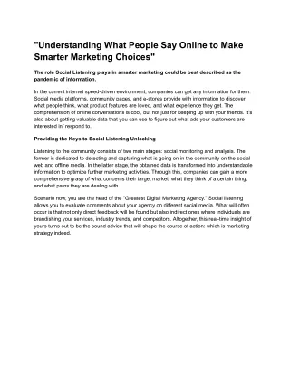 _Understanding What People Say Online to Make Smarter Marketing Choices_