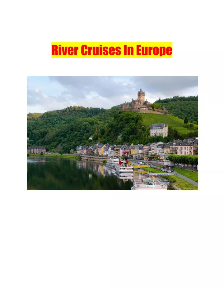 rivercruisesineurope