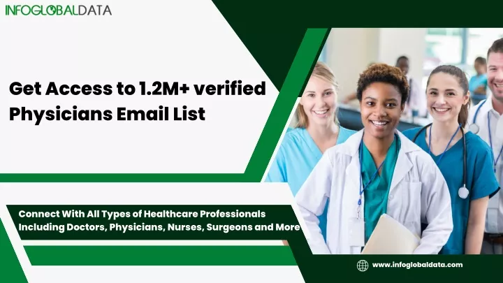 get access to 1 2m verified physicians email list