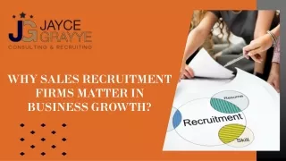 Why Sales Recruitment Firms Matter in Business Growth?