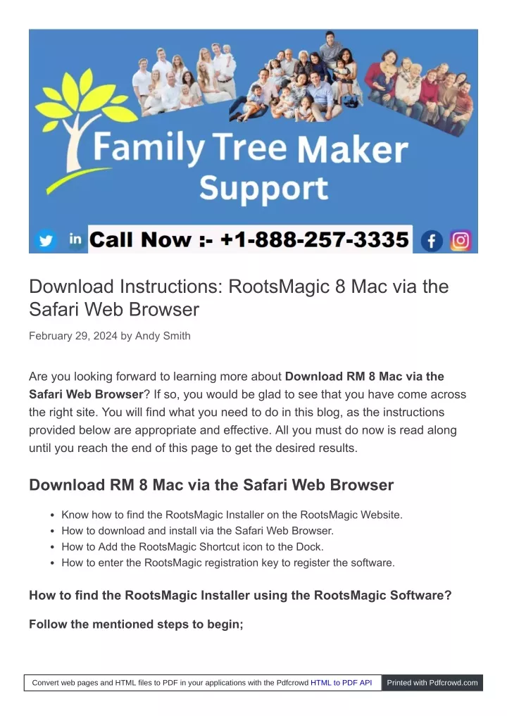 download instructions rootsmagic