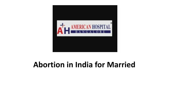 abortion in india for married