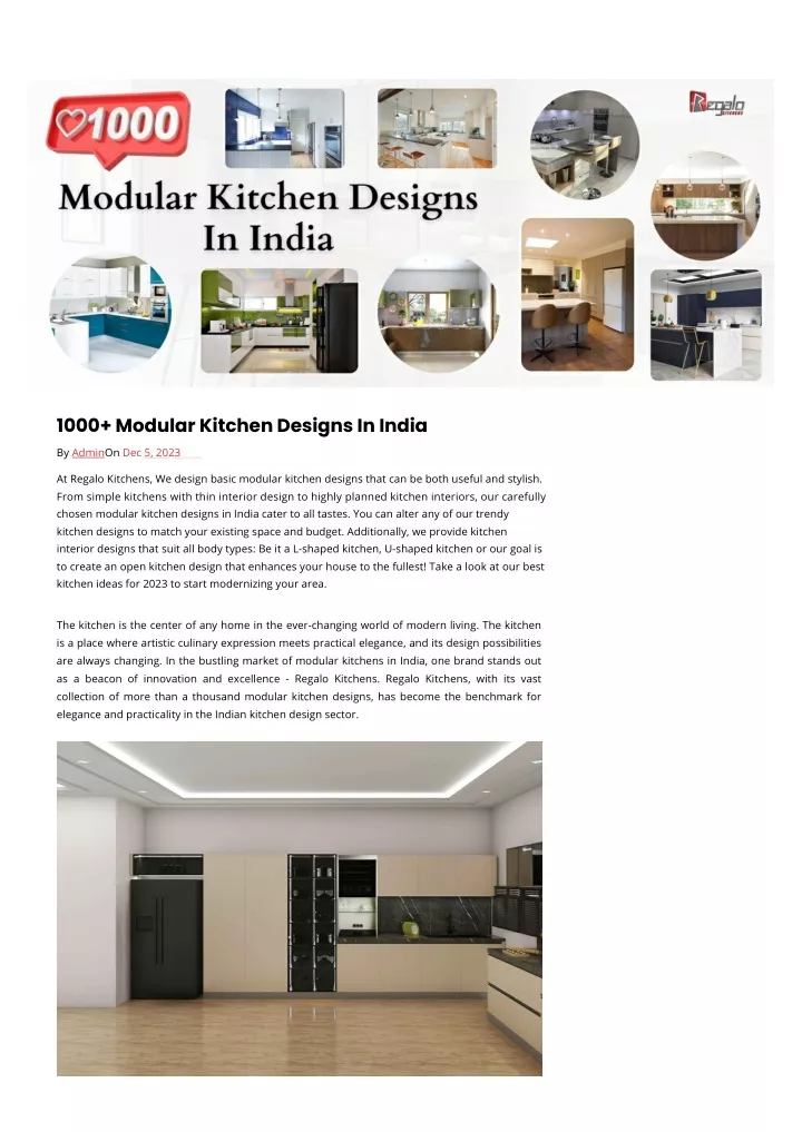 1000 modular kitchen designs in india