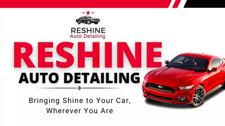 bringing shine to your car wherever you are