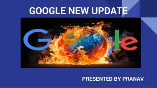 GOOGLE NEW UPDATE