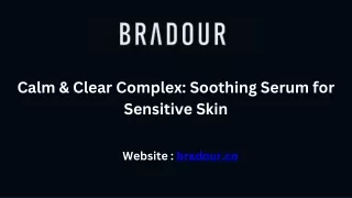 Calm & Clear Complex Soothing Serum for Sensitive Skin heading