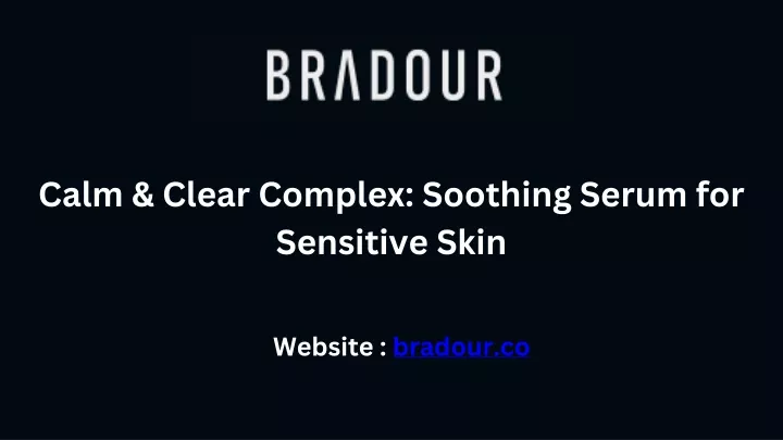 calm clear complex soothing serum for sensitive