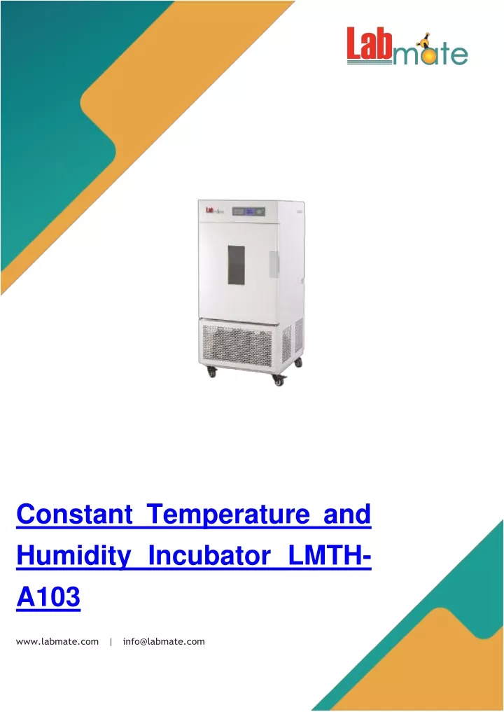 constant temperature and humidity incubator lmth