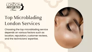 Top Microblading London Services