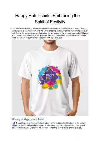 Happy-Holi-T-shirts-Embracing-the-Spirit-of-Festivity